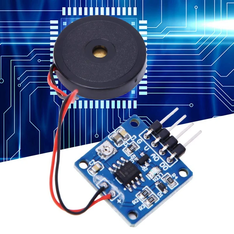 Promoção! Módulo sensor de batida de vibração piezoelétrica, 2 peças, módulo de interruptor de vibração, mini motores de vibração, mini motor vibratório