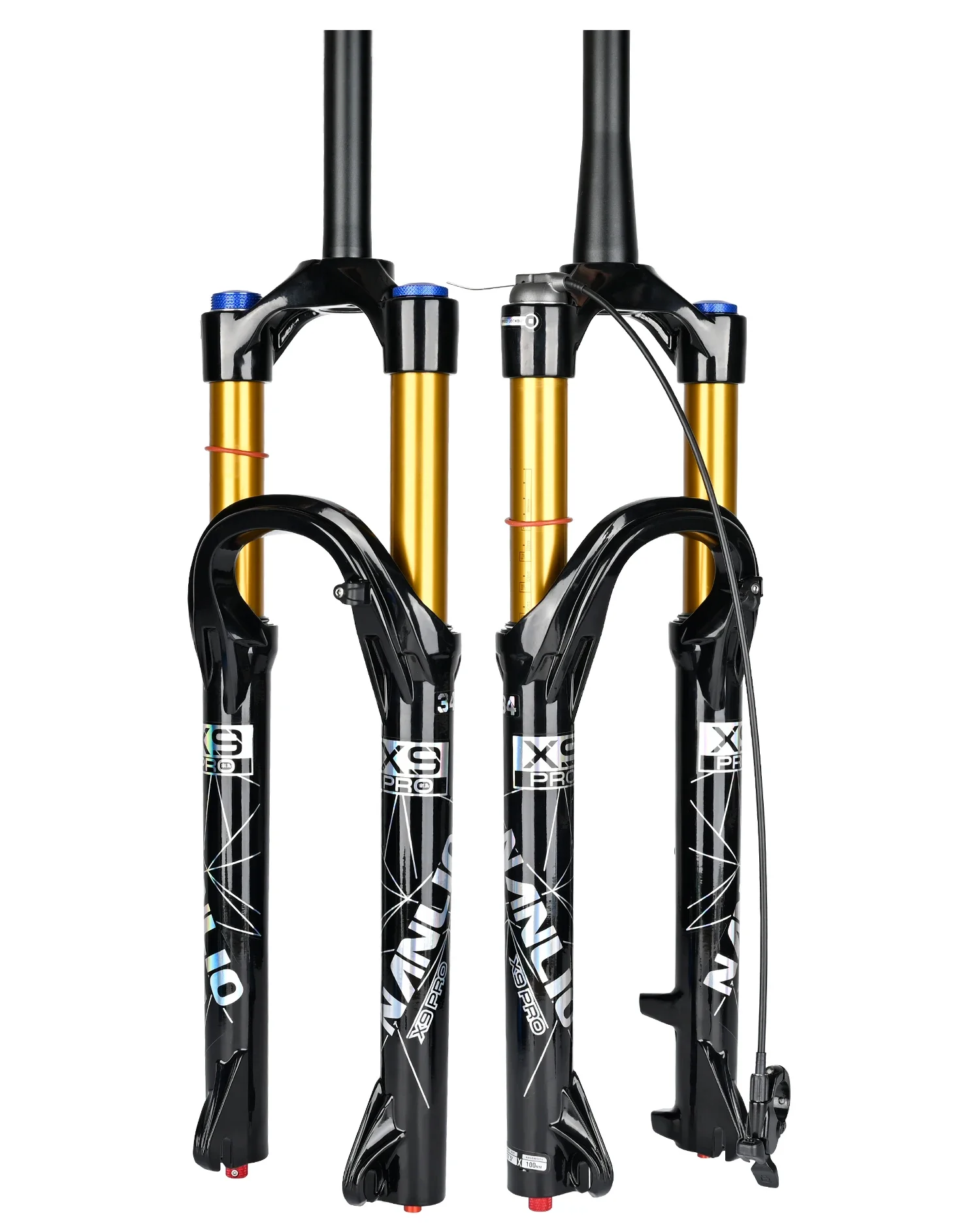 Nanlio X9 Pro MTB Air Suspension Fork 34mm 140/160mm Travel 26/27.5/29 Inch 100x9 100x15 Damping Rebound Bike Fork