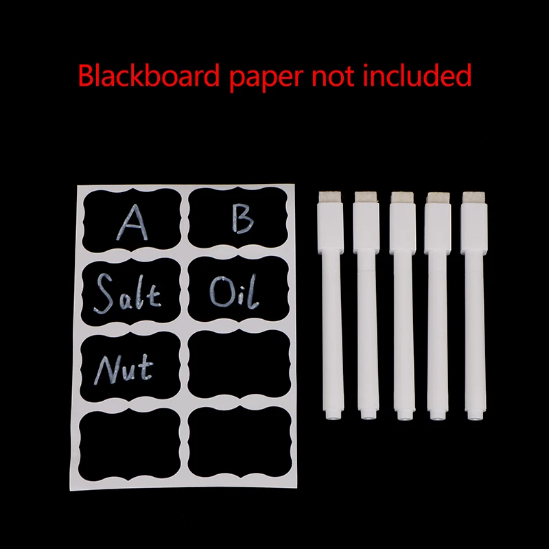 

1set White Liquid Chalk Pen Marker Glass Windows Blackboard Stickers Liquid Ink Pen Used On Chalkboard Window White Pen