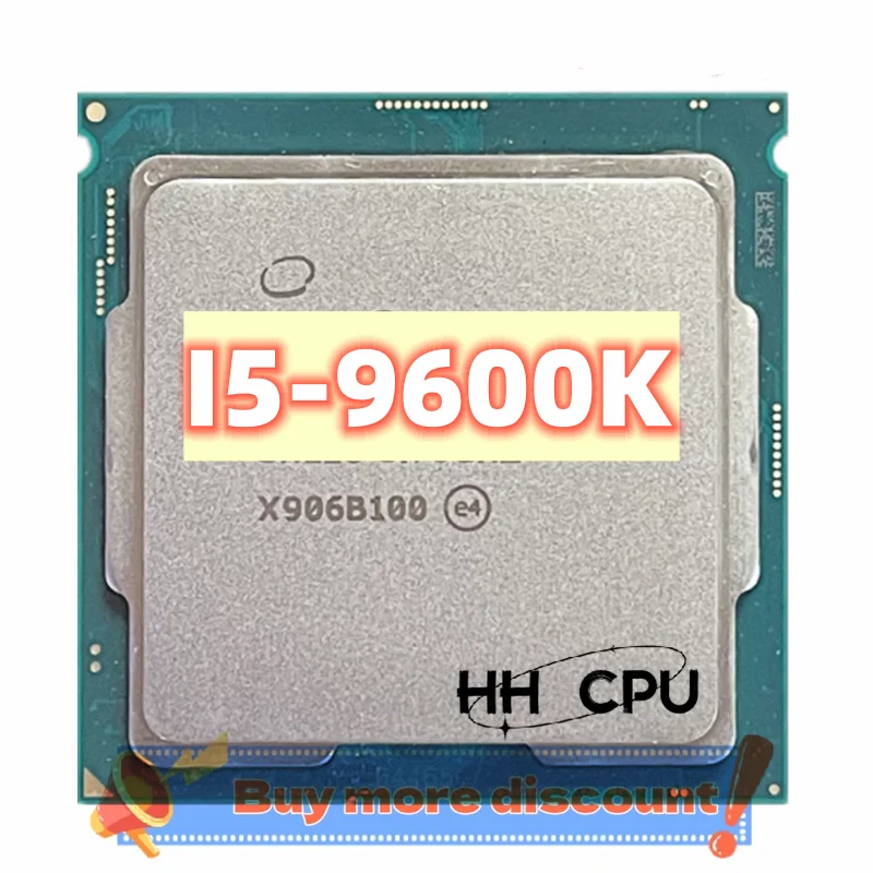 Core i5-9600K i5 9600K 3.7 GHz Six-Core Six-Thread CPU Processor 9M 95W LGA 1151