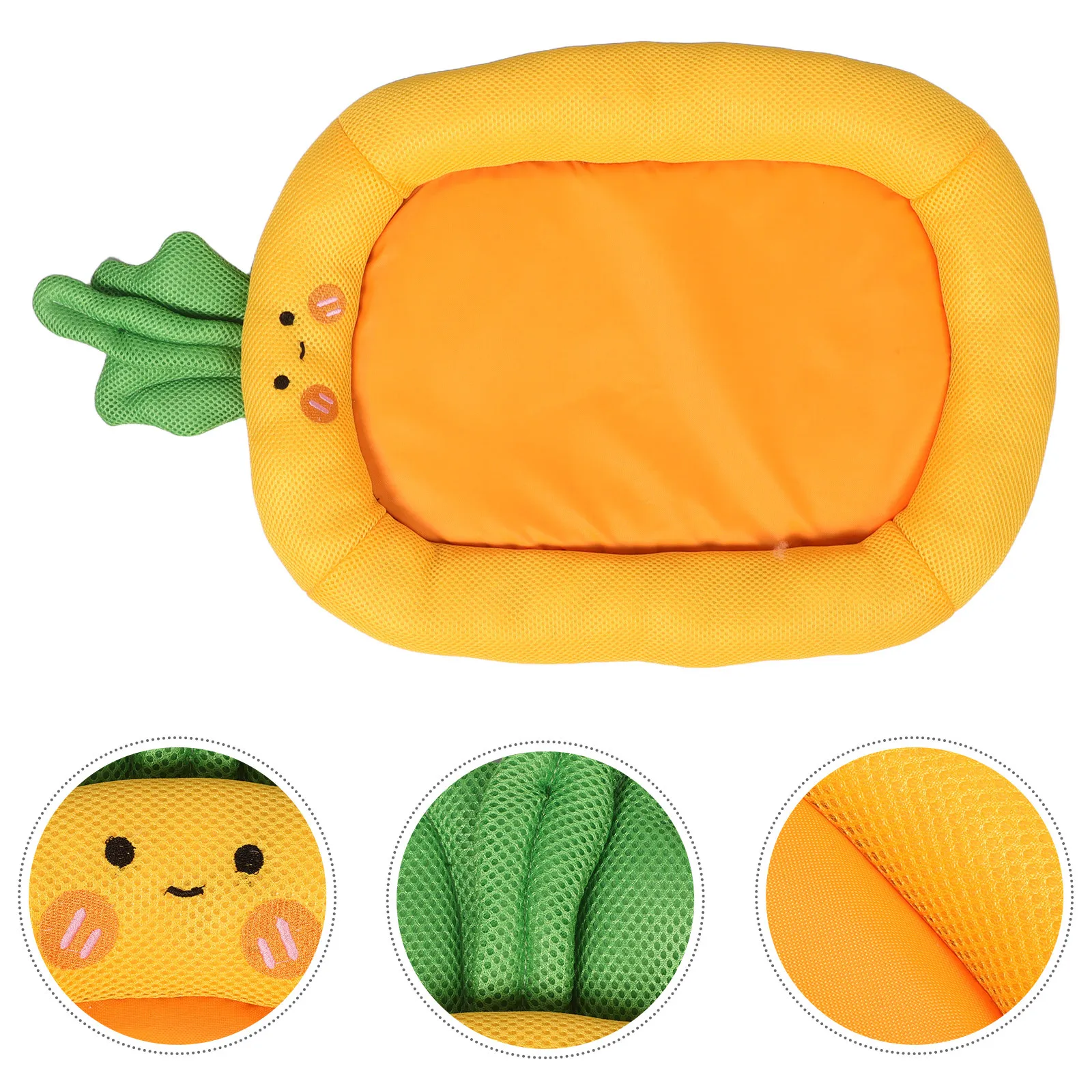 

Pet Bed Mat Breathable Soft Small Dog Cat Sleeping Pad Comfortable Cool Summer Nest For Indoor Home Decor Portable