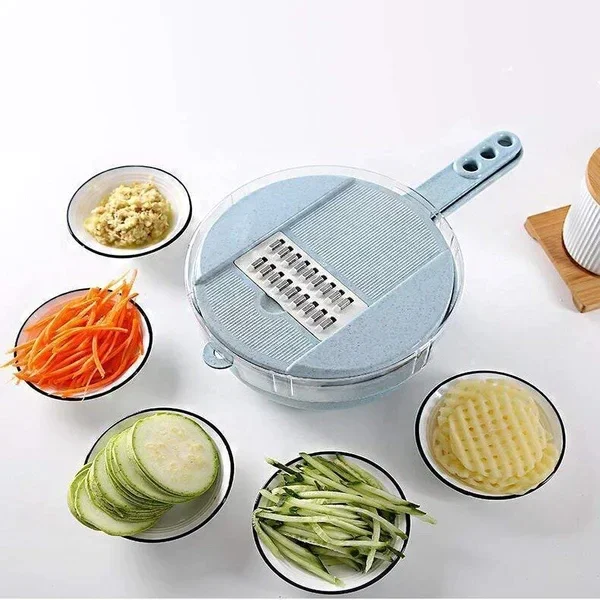 

12-In-1 Multi-Function Food Chopper Vegetable Carrots Potatoes Manually Cut Shred Grater For Kitchen Convenience Vegetable Tool