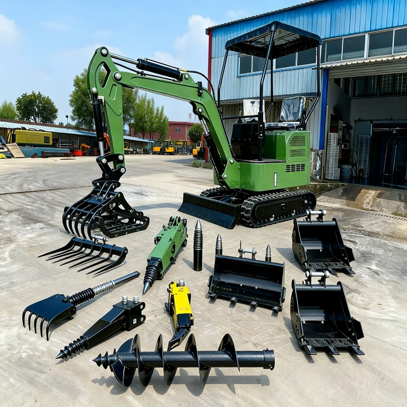 

1.8Ton mini excavator kubota engine Epa/Euro 5 Europe Construction Multifunctional kubota mini excavators tools