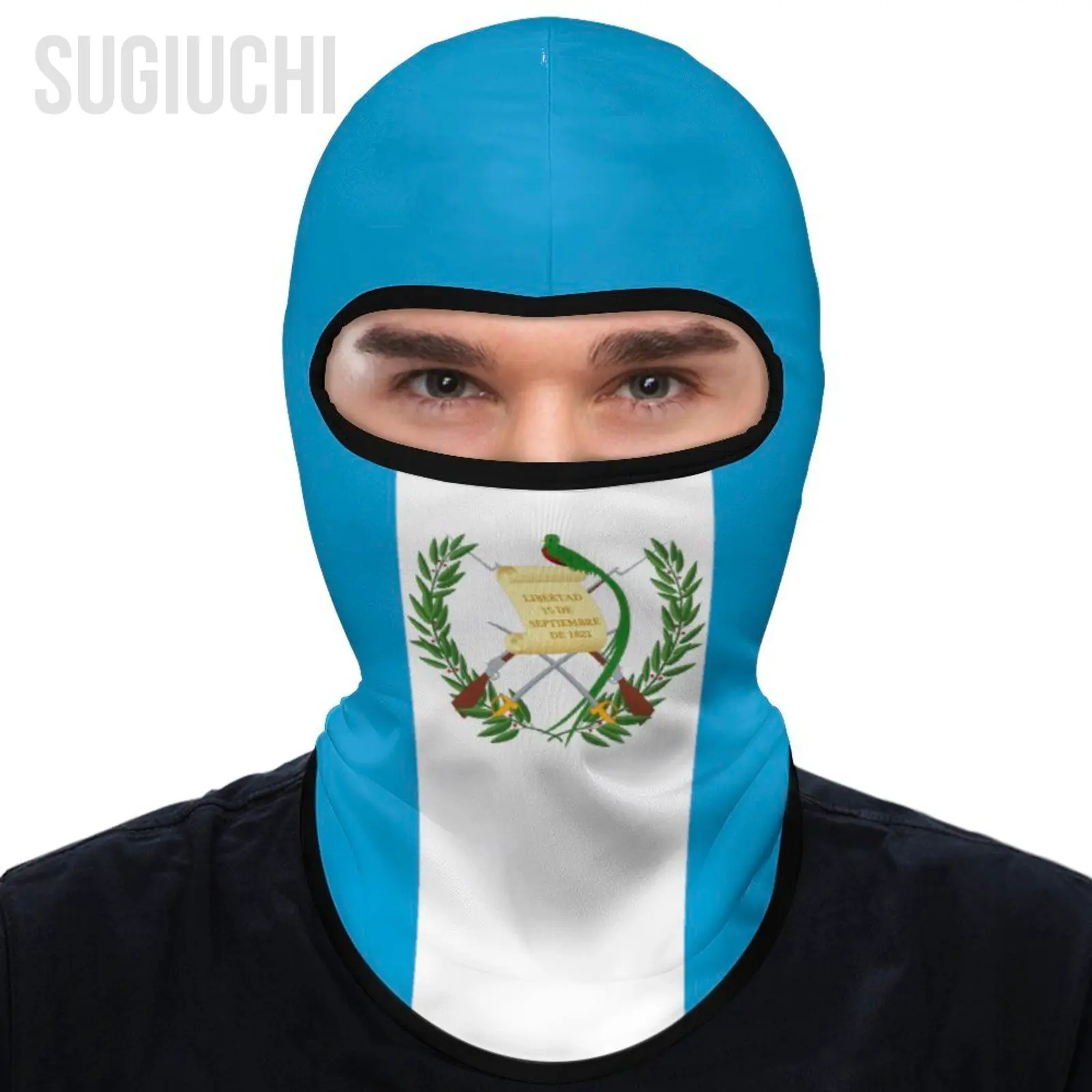 

Guatemala Flag Outdoor Cool Sunscreen Motorcycle Face Mask Moto Biker Wind Cap Mask Stopper Windproof Bicycle Cycling Headgear