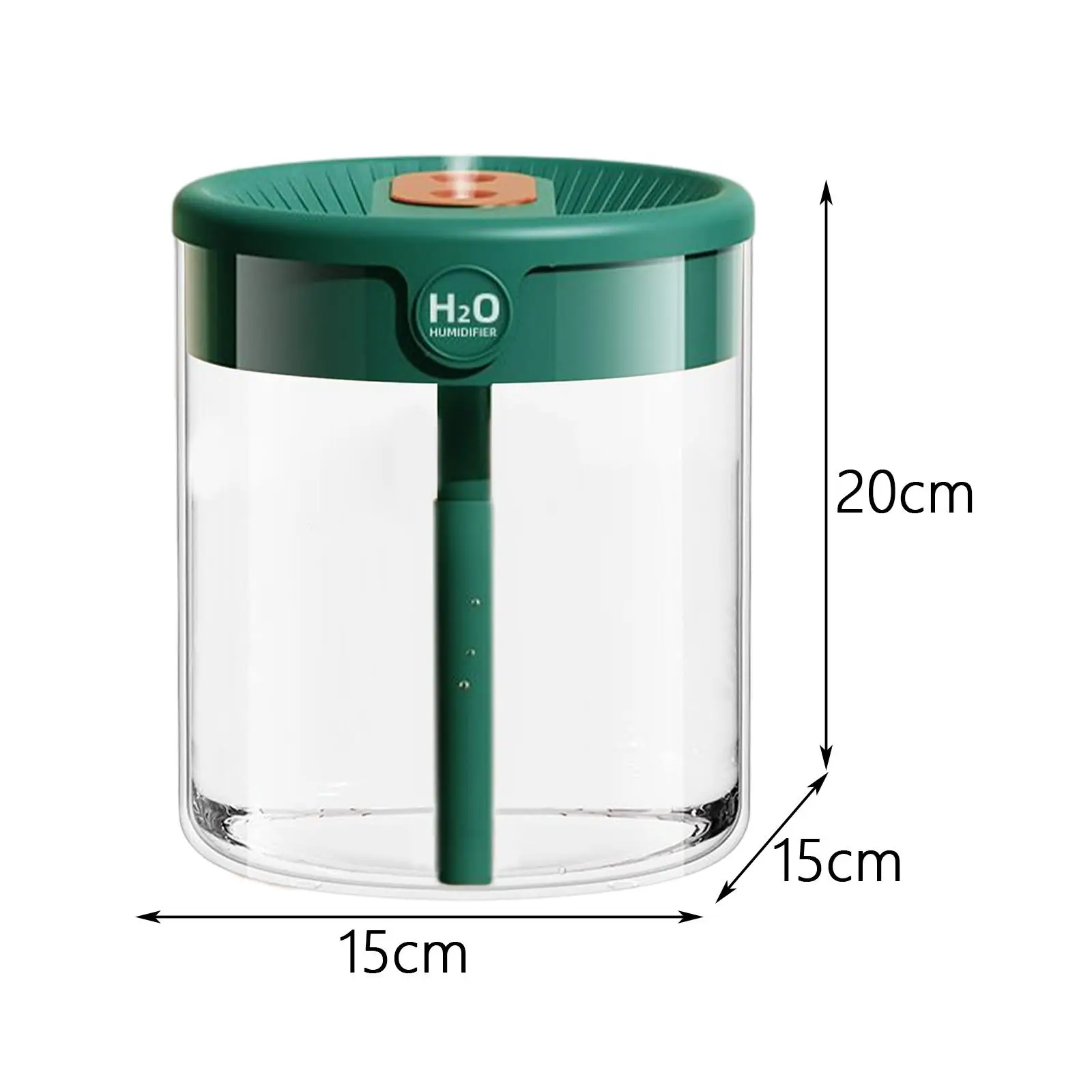 Увлажнитель воздуха с ночником, бесшумная работа, 2 режима распыления, диффузор для стола