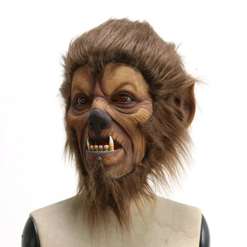 

AIAI 2025Полная голова Косплей Маскарад Новое животное для женщин Мужчина Хэллоуин Дикая маска Высокое качество Realisti