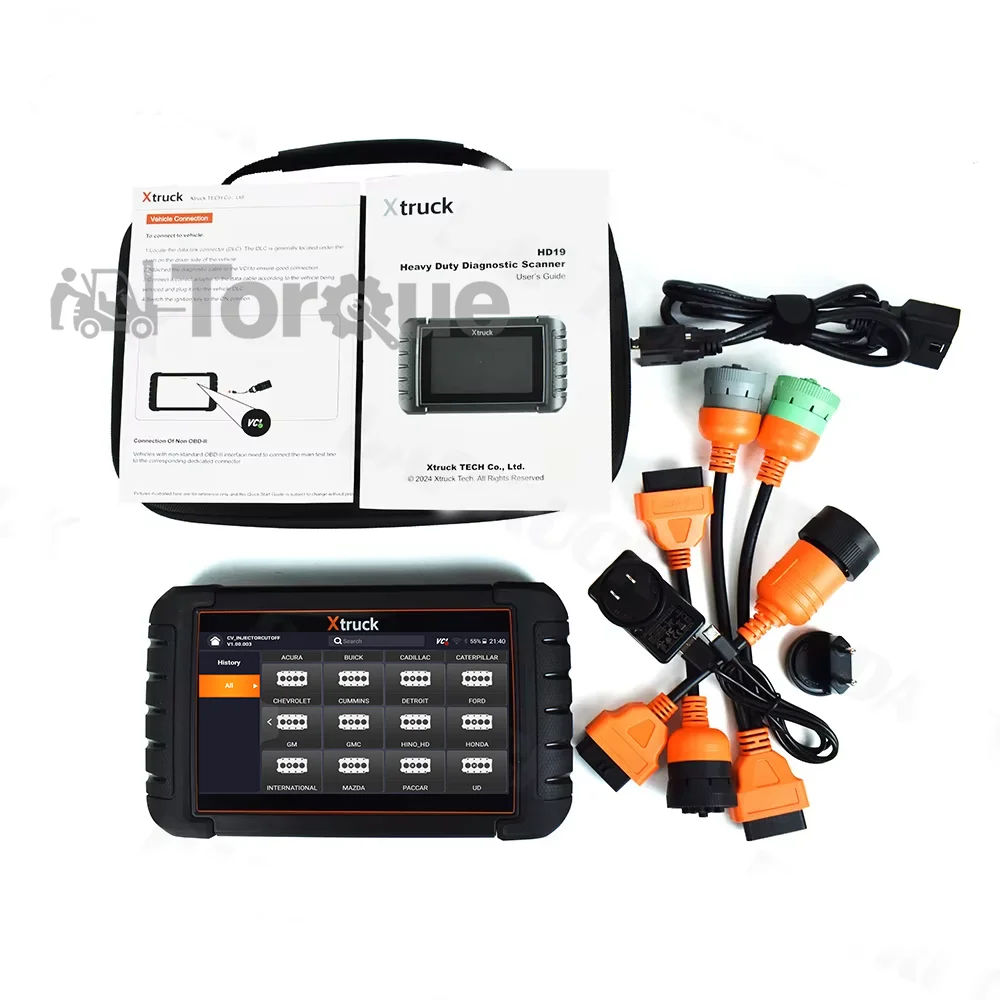 

HD19 Diesel Heavy Duty Truck DPF Regeneration For Paccar pickup bus diagnostic Tool VNL760 model erse code ecu