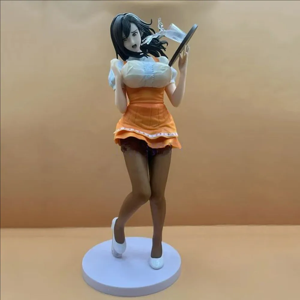 29CM Young Wife Waitress Hitomi Oda Non Heronie DRAGON Toy Non girl figure PVC Game Statue Adult Anime Action Model Doll Gifts