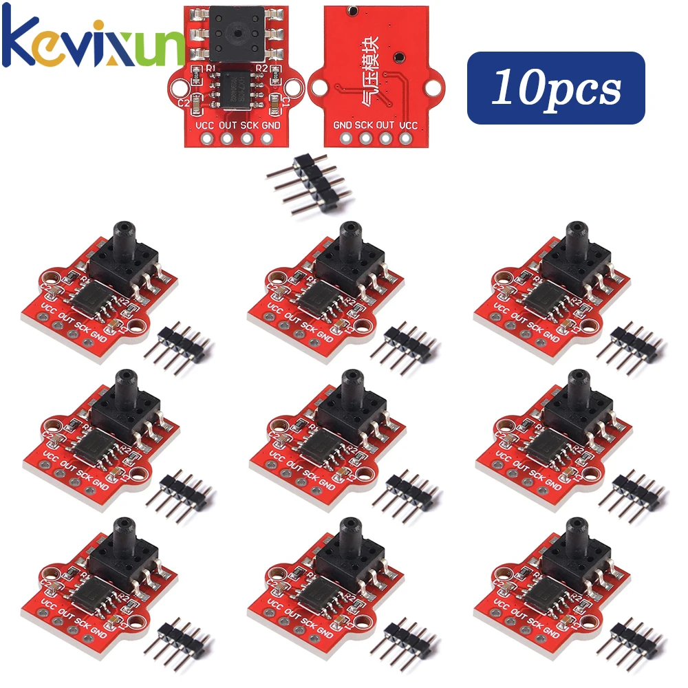 DC 3.3V 5V 0-40KPa Pressure Sensor Module Connect 2.5mm Soft Tube Digital Liquid Water Level Controller Board For Arduino