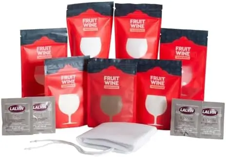 

Craft A Brew Fruit Wine Kit – Easy Ingredient Refill for 20 Batches, No Equipment Needed – Perfect for Beginners