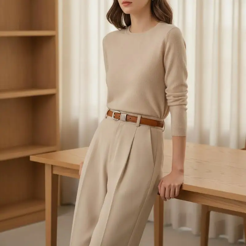 Slim PU Leather Waist Belt Korean Retro Style Pin Buckle Adjustable Versatile Belt for Jeans Dress Matching