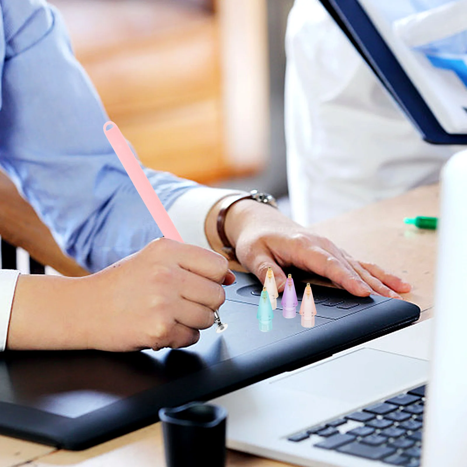 4Pcs Stylus Tip Replacement Nib Precision Control for Pencil 1 2 Touchscreen Pen Accessory Stylus Tip Metal Nib