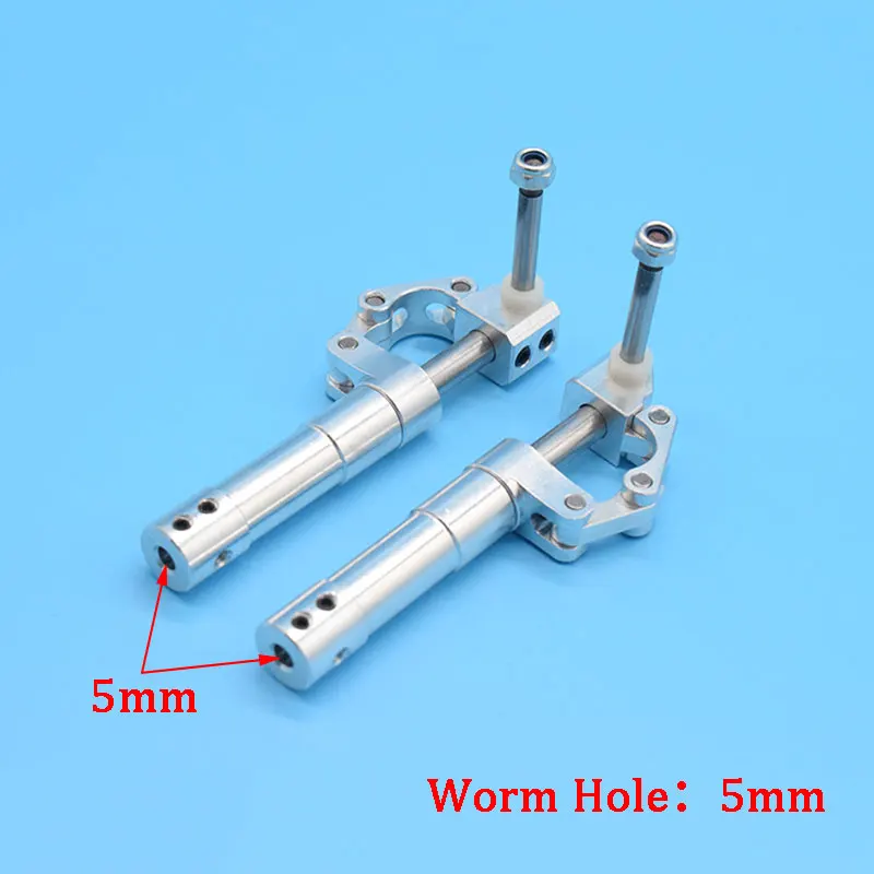 1 Pair 5mm Height 80mm to 160mm Spring Back Damping Kneeling Landing Gear Retract 3-4kg RC Model Aircraft JET EDF Plane Part