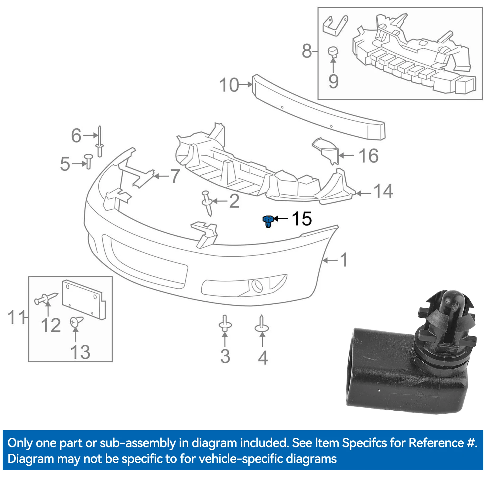 Outside Ambient Air Temperature Sensor 25775833 15936931 For GM GMC Buick Chevrolet Cruze Cadillac Opel Vauxhall Astra Vectra