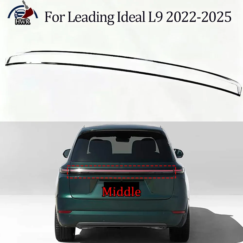 

Through Brake Light 2022 2023-2025 For Leading Ideal L9 Car Rear Taillamp Glass Lamp Transparent Lampshade Shell Taillight Cover