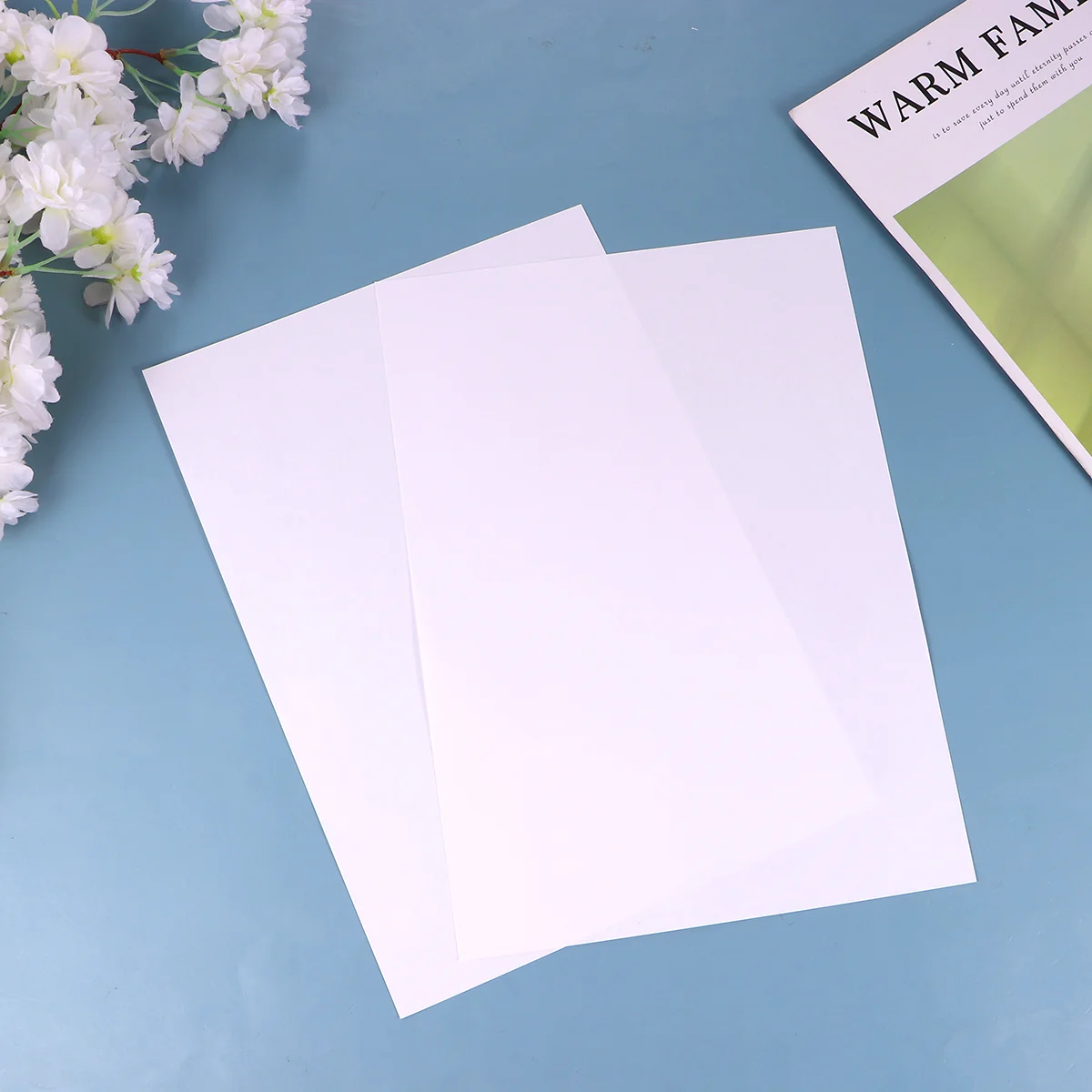 100 Sheets A4 Release Paper Anti adhesive Separation Isolation Blank Lining Paper for Hand Notes Trimming Shapes