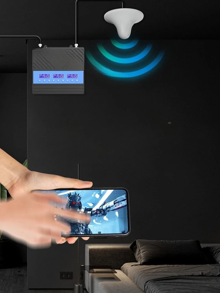 High-power mobile phone signal enhancement amplifier, basement scenic villa 4G5G network receiver