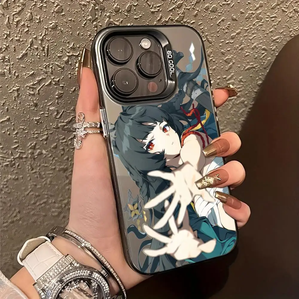 

Anime Miyabi ZZZ Mobile Phone Case anti-fingerprint Phonecase for iPhone 16 15 14 13 12 11 Pro/ Max/Plus shock-proof rear cover