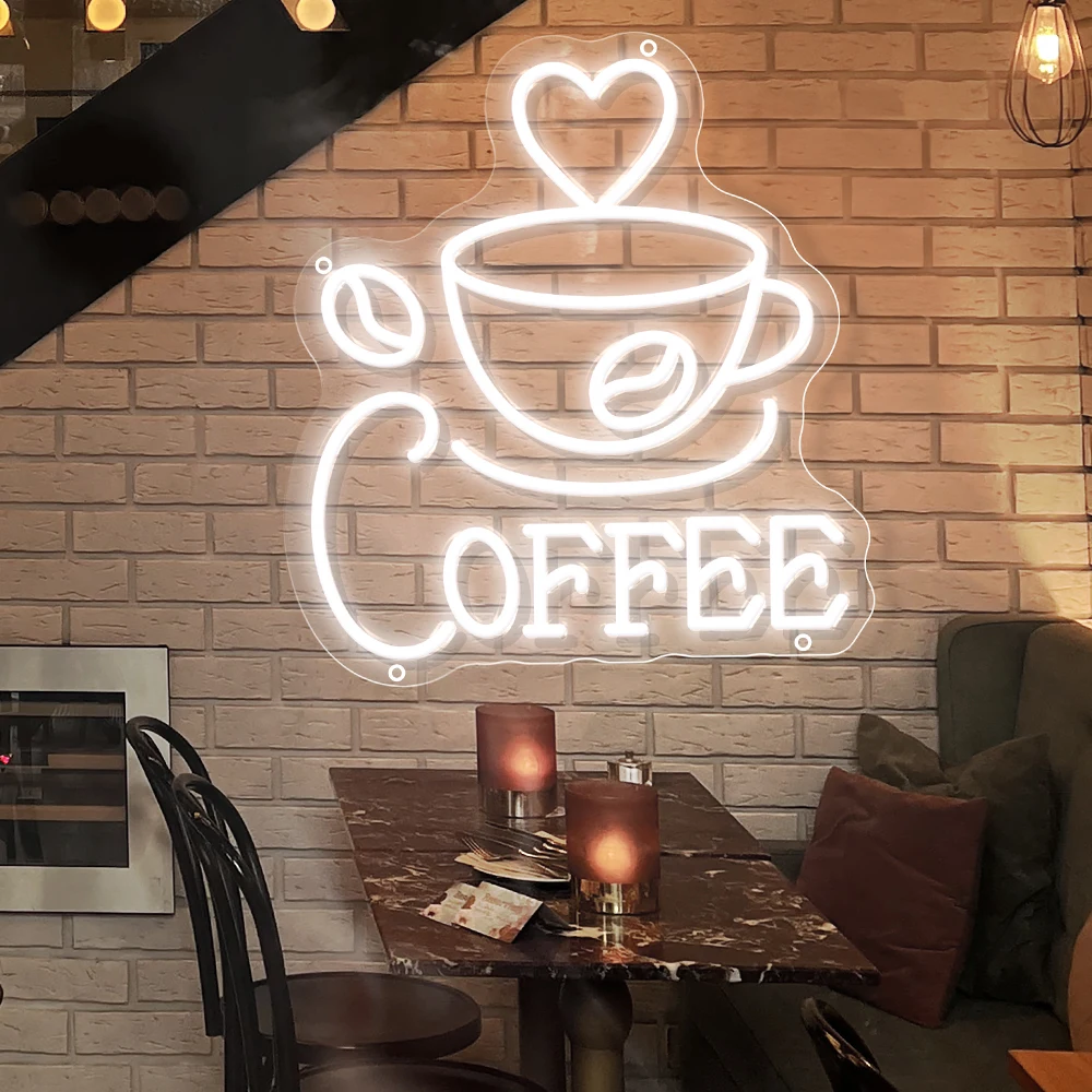 

Coffee Neon Led Sign Restaurant Cafe Neon lights USB Coffee Shop Tea Room Decor For Pantry Coffee Cafe Bar Decoration Neon Signs