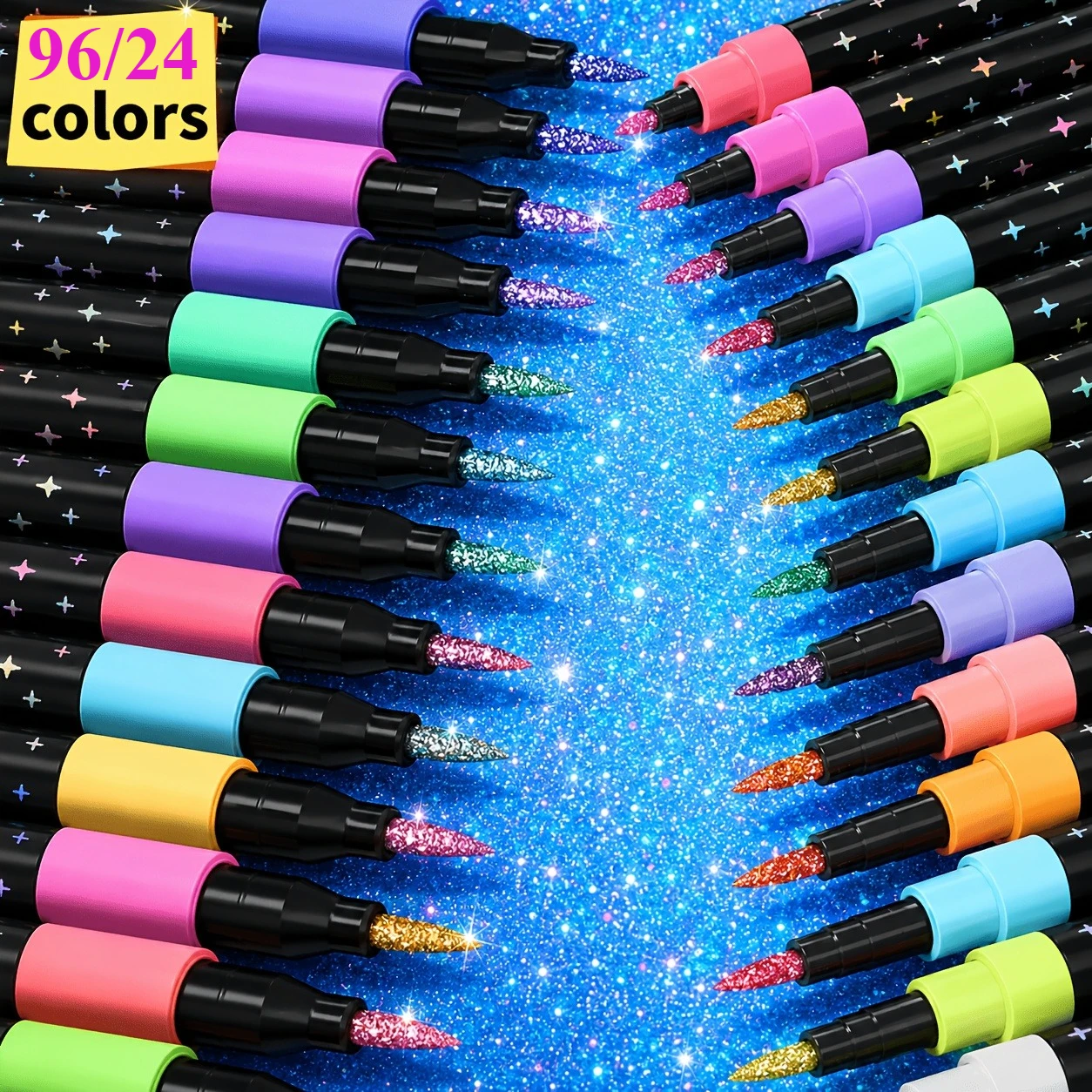 Correction Pen Fine - 96/24 Renkli Çift Uçlu Simli Renkli