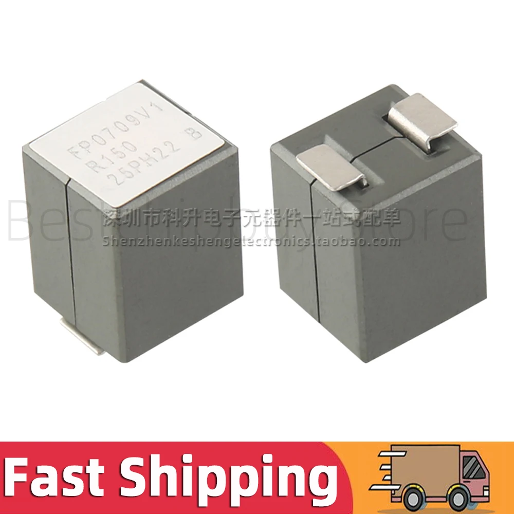 2pcs SMD SMT Surface Mount FP0709V1-R150 FP0709V1 R150 Inductance 150NH 61A High Current Power Inductor Shielding Ferrite Bead