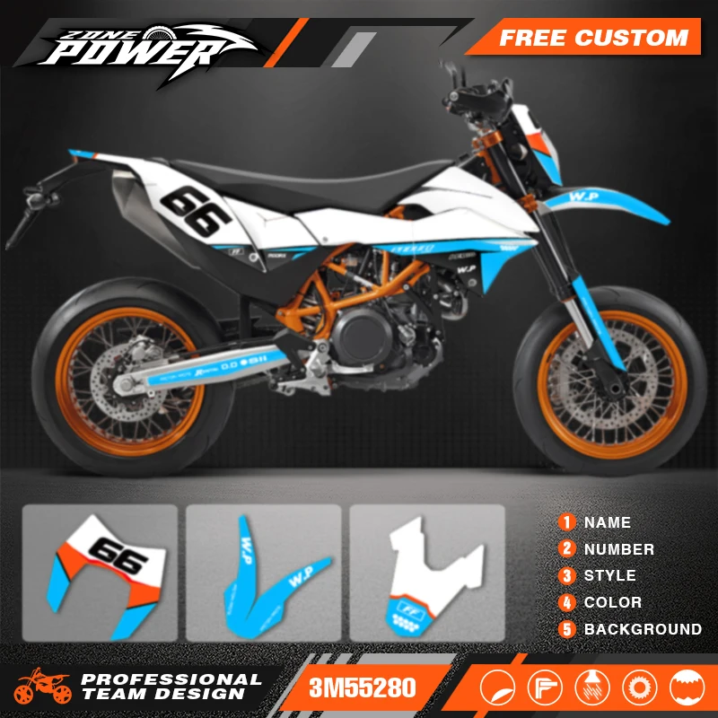 

Powerzone Graphics Motorcycle Decal Sticker Deco Kits For KTM 690 SMC-R 2012 2013 2014 2015 2016 2017 2018 customized 07