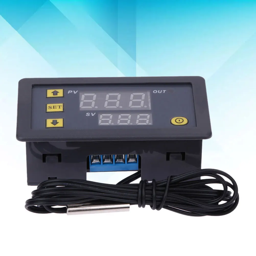 

110-220V Digital Temperature Controller Waterproof Sensor For Home Office Store High Precision 20A Relay Output Thermostat