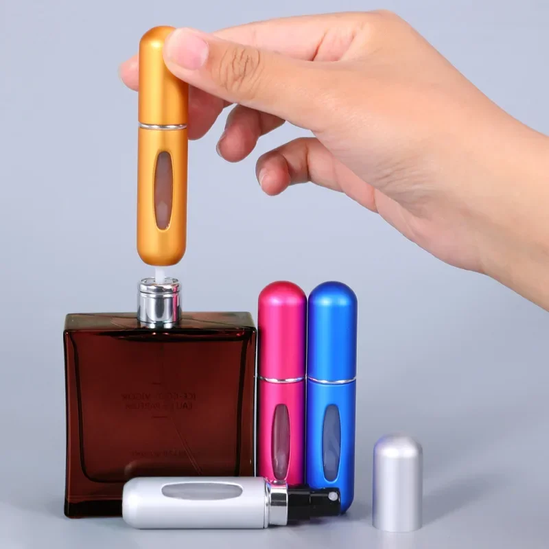 5ml Parfum Navulfles Draagbare Mini Hervulbare Spuitpot Geurpomp Lege Cosmetische Containers Verstuiver voor Reizen Tool