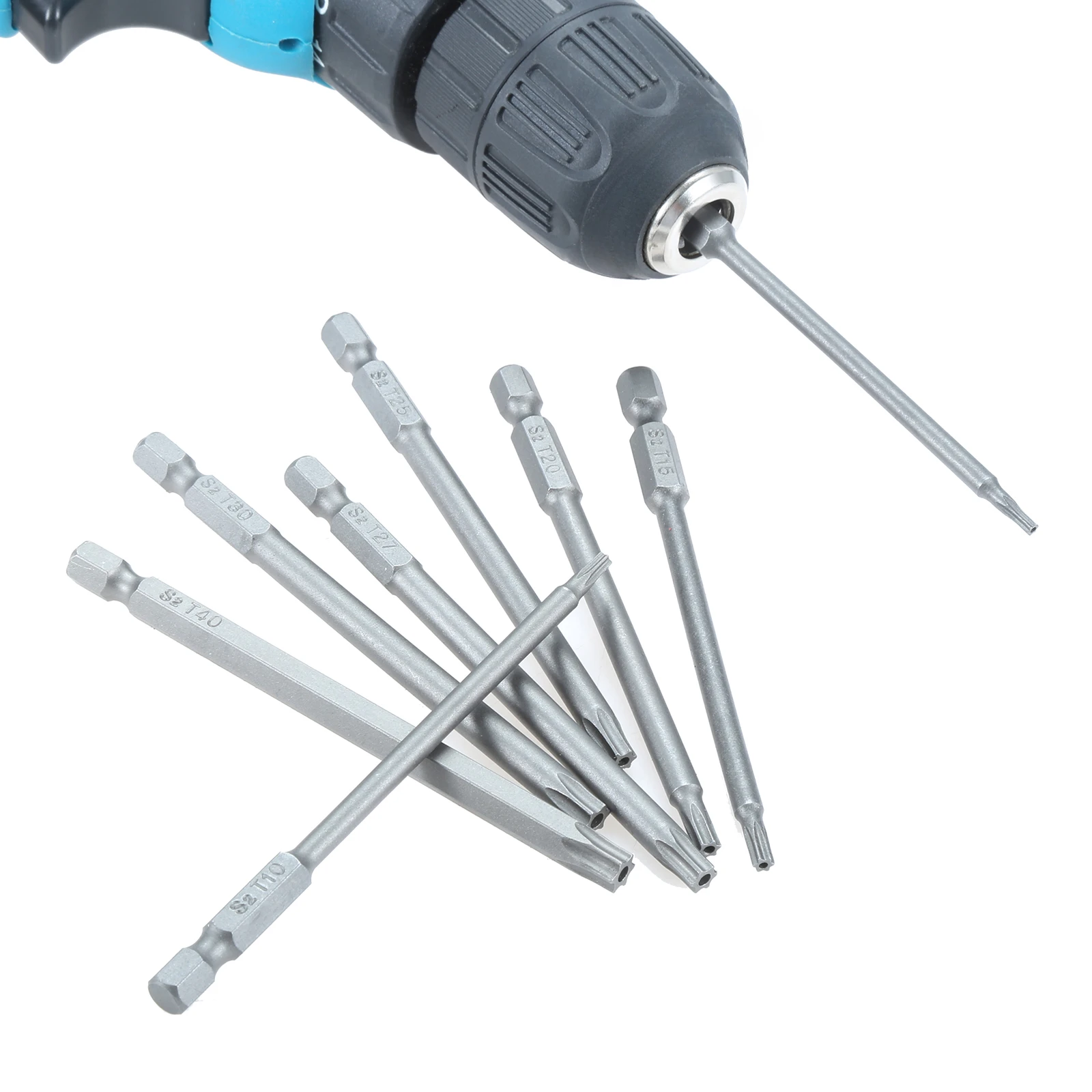 8 шт., набор магнитных звездообразных насадок для отвертки, 100 мм