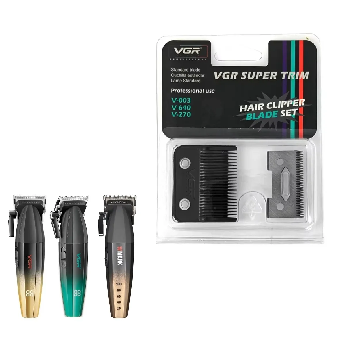 

Сменное оригинальное лезвие для машинки для стрижки волос VGR V 003 или WMARK, лезвие DLC, триммер, режущая головка, аксессуары