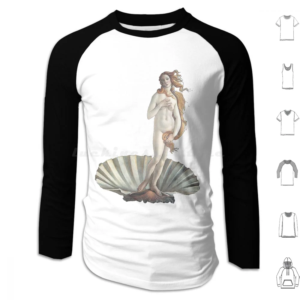 The Birth Of Venus Hoodies Long Sleeve The Birth Of Venus Venus Greek Gods Mythology Greek Mytholog Gods Sandro