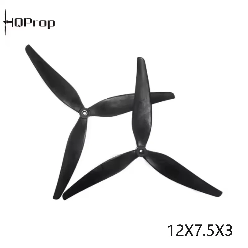 2Pair HQProp 3 Bladed 11X7.5X3 /11X4.5X3 1145 / 12X7.5X3 High Efficiency Nylon CW CCW FPV Propellers For 11/12 inch FPV Drone