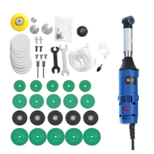 6 سرعات قابلة للتعديل 90 درجة، تستخدم للتنظيف وتجميل التماس، آلة طحن وتلميع متعددة الوظائف