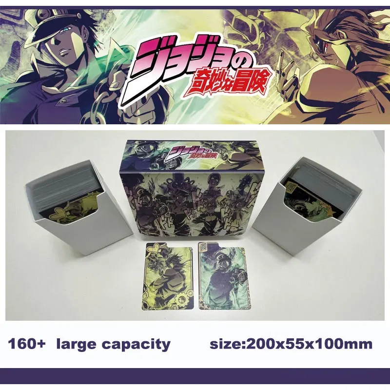 160+PP Anime Cards Storage Deck Box Board Game TCG Card Box Protector Case for MGT/Pkm/Yu-Gi-OH/Gathering Games Trading Cards