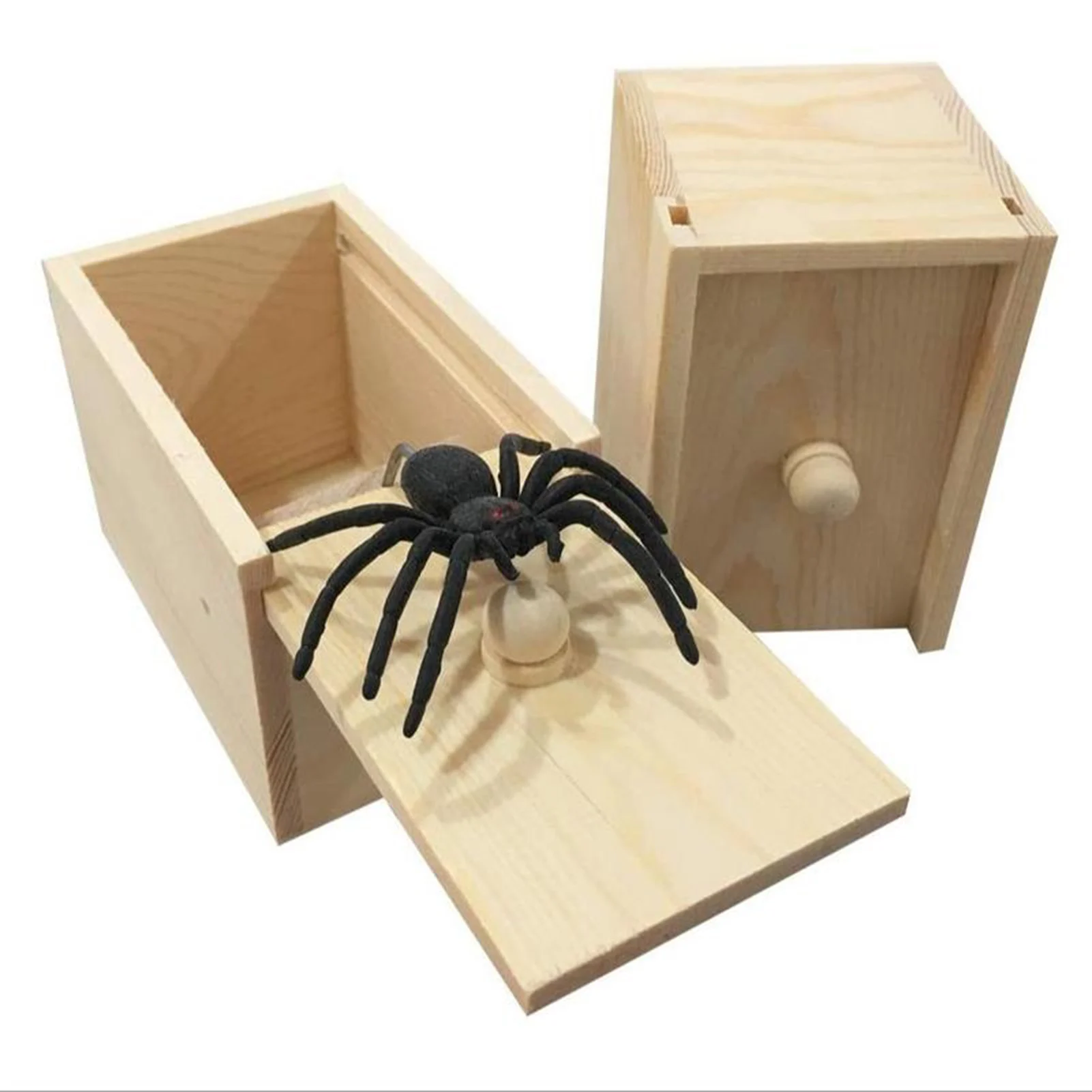 Rubber Spiders Prank Box Funny Interative Gag Present Funny Gag Present