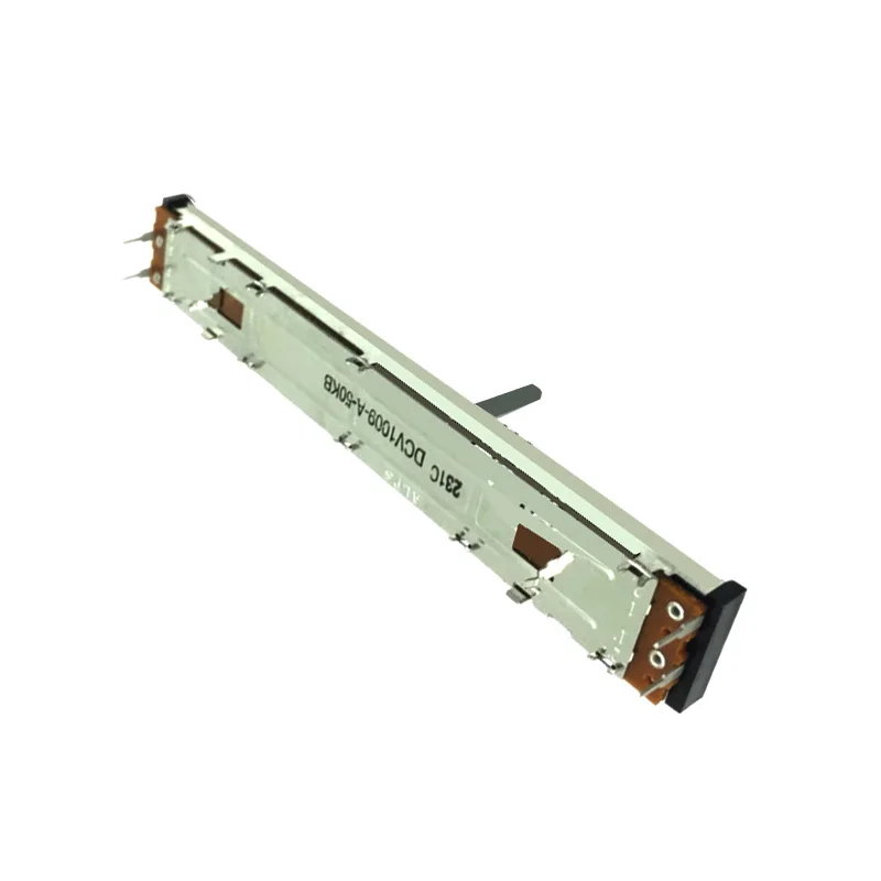 1 buah perjalanan 100MM potensiometer geser langsung Jepang DCV1009-A-50KB CDJ800 2000NXS2 kecepatan variabel 130MM panjang pegangan 14mm