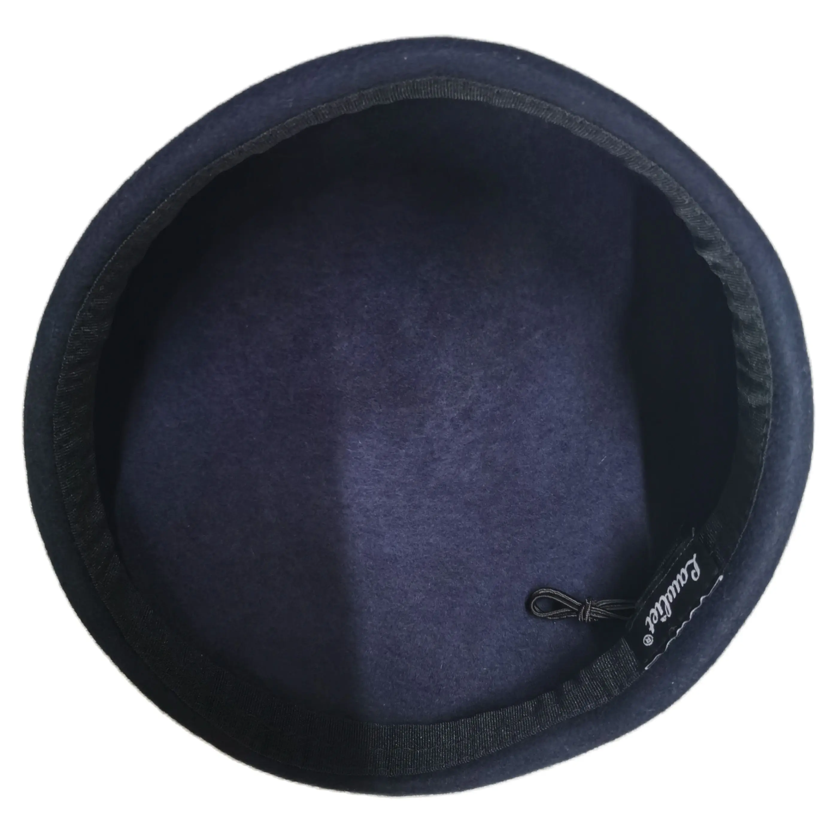 Navy Blue Fascinator  Wool Felt Pillbox Hat  Base