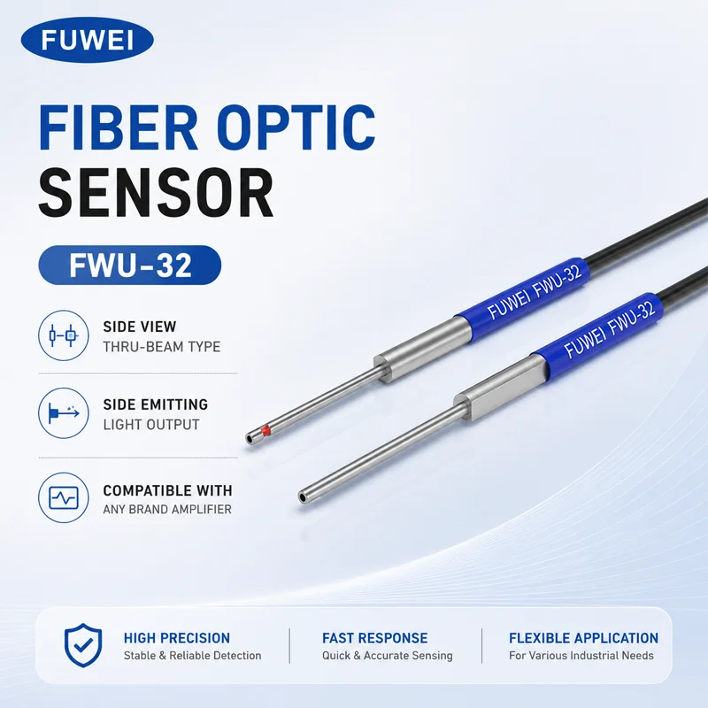 FWU-32 High light transmittance, good light conductivity amplifier probe Slot terminal machine Fiber optic sensor