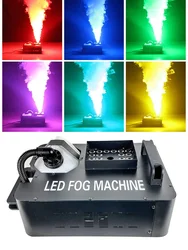 LED Full Color Smoke Fog Column Machine Gas Column Smoke Machine Stage Special Performanc for DJ DISCO Bar Nightclub Wedding