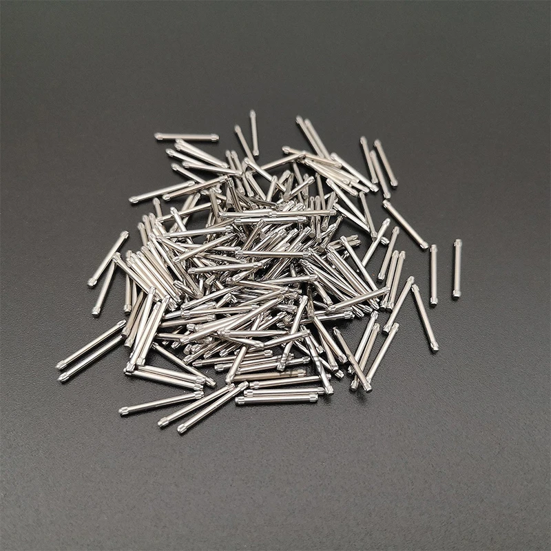 20PCS Dia 1.1mm 304 Stainless Steel Watch Band Link Pins Single Head Watch Band Steel Strap Repairing Accessory