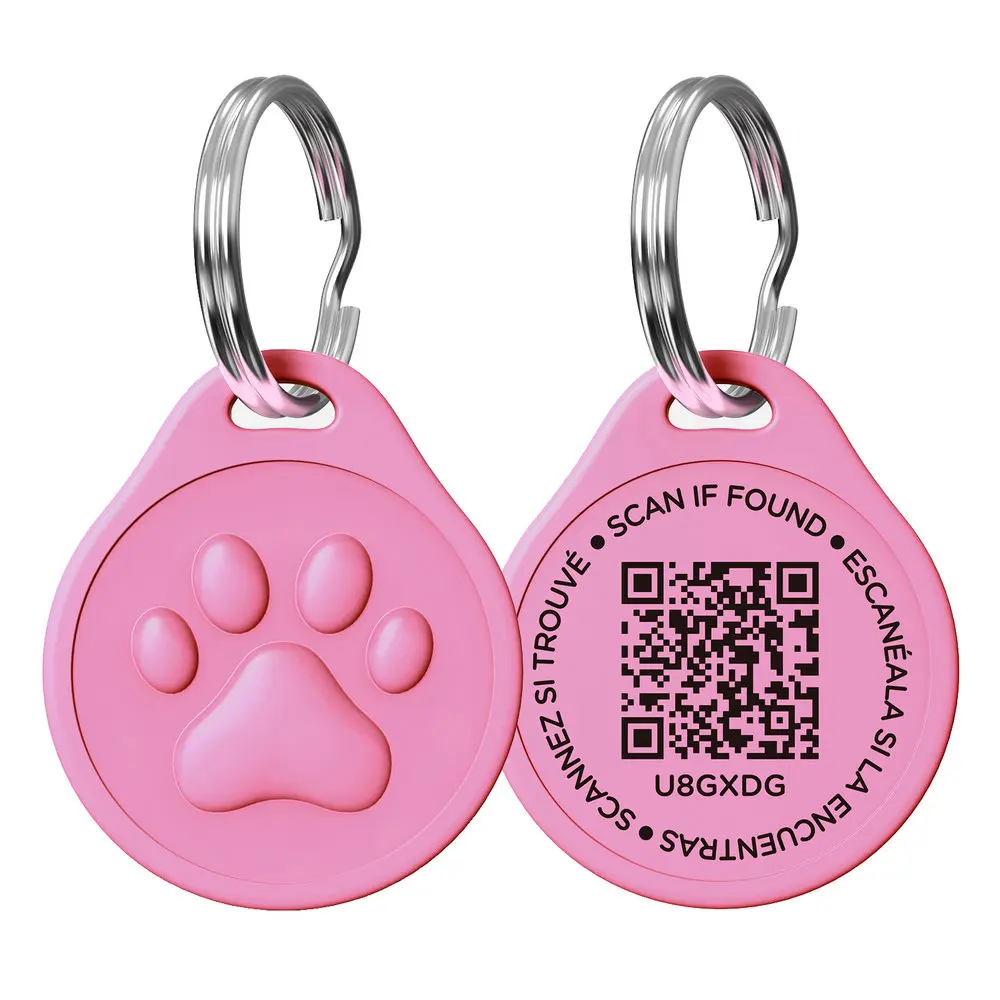 Original Smart ID Software Ready Custom Cheap Durable QR Code Pet Dog ID Tag