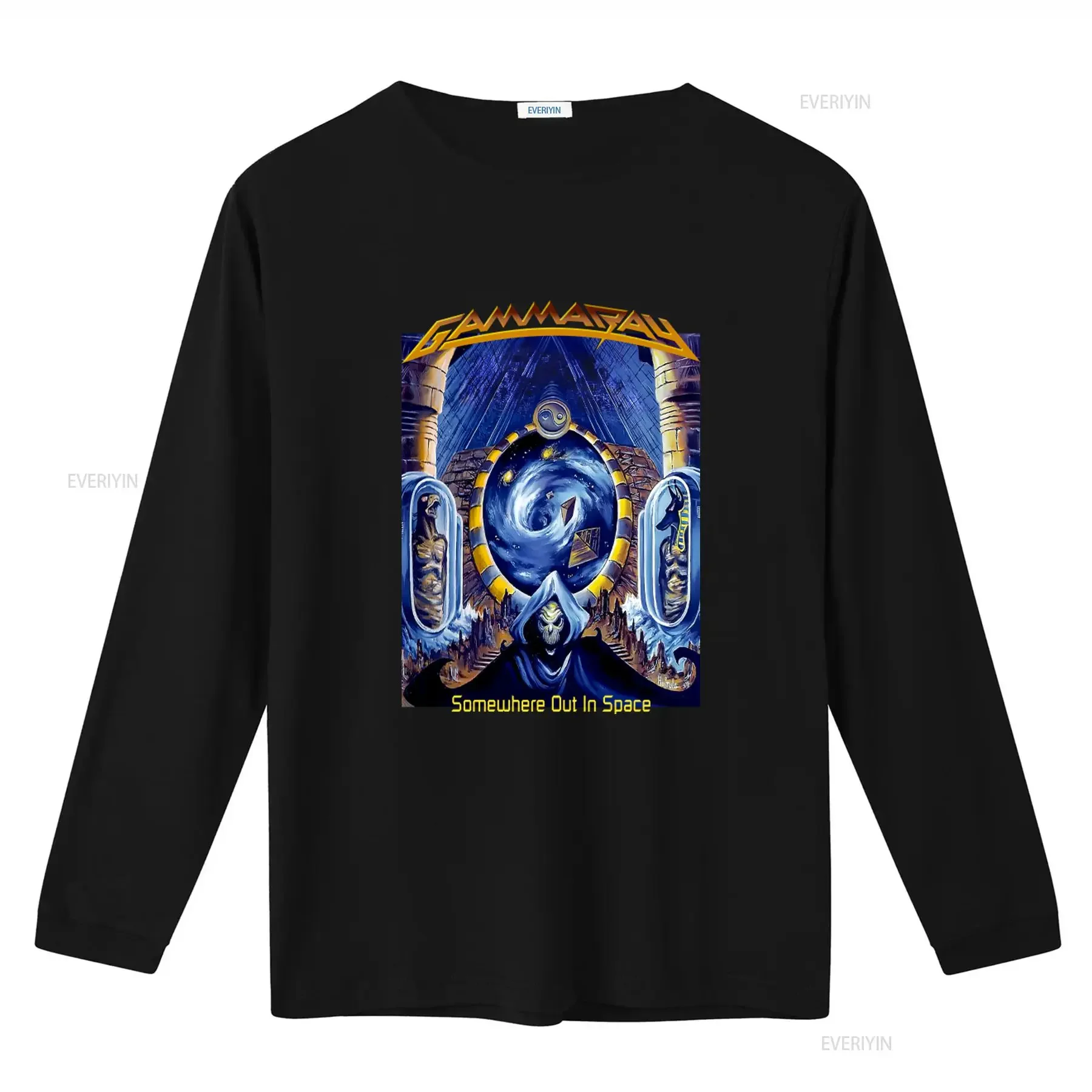 New DTG T shirt GAMMA RAY Somewhere Out in Space Sci Fi Fantasy Design for Men's Fashion vintage Washed Casual streetwear