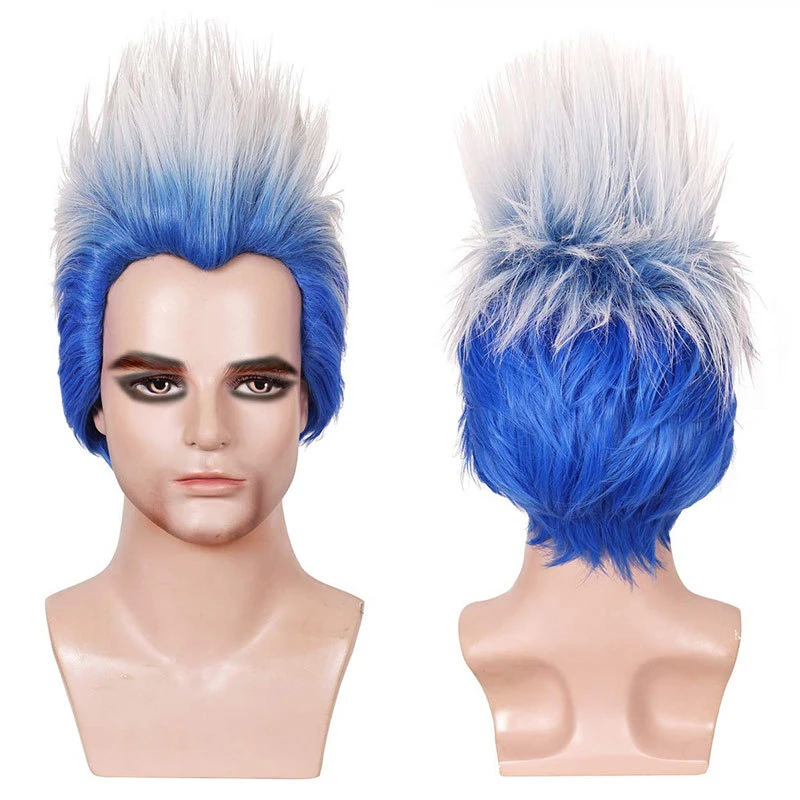 Beauty-tip villain character Hades' descendant 3COS anime wig, realistic European and American style
