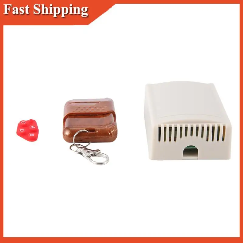 ที่มีประสิทธิภาพ Universal รีโมทคอนโทรลไร้สายสวิตช์ DC12V 4CH รีเลย์ตัวรับสัญญาณรีเลย์ 4 ช่อง RF ระยะไกล 433 Mhz เครื่องส่งสัญญาณ