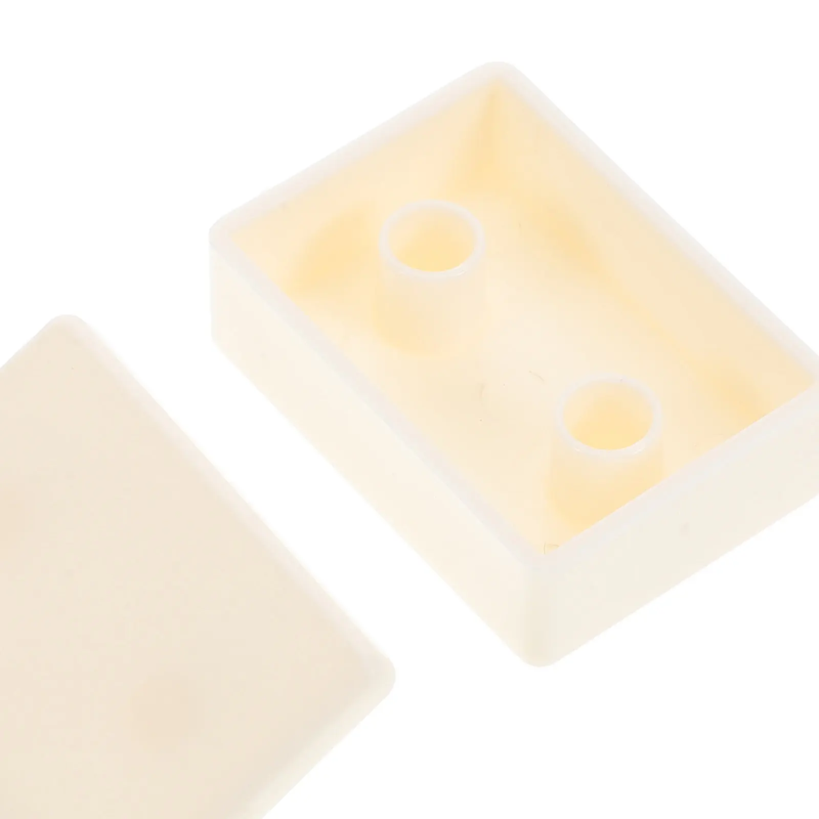 Square White Chess Pieces Blank Tiles Game Large Checkers Board Expression Blocks Building Durable Acrylic DIY Mahjong