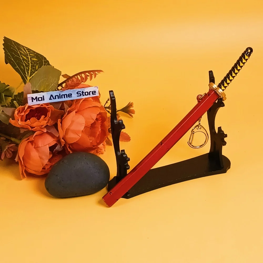 ดาบคาตานะจิ๋วขนาด 6 นิ้ว ของตกแต่ง ดาบโลหะญี่ปุ่นขนาดจริง มีดนินจาขนาดเล็ก ของเล่นดาบซามูไรของแท้ ของขวัญ