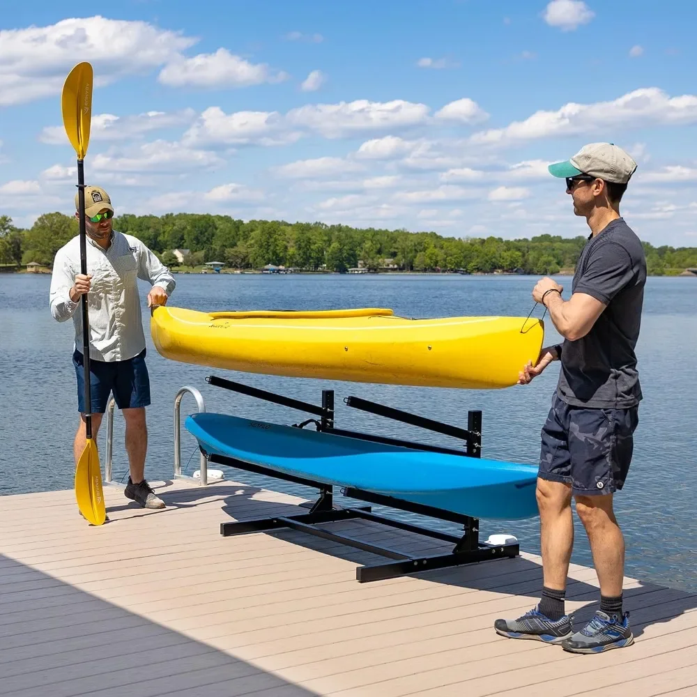 for Freestanding G-Watersport Kayak and SUP Outdoor Storage Rack, Heavy Duty Adjustable Weatherproof Stand