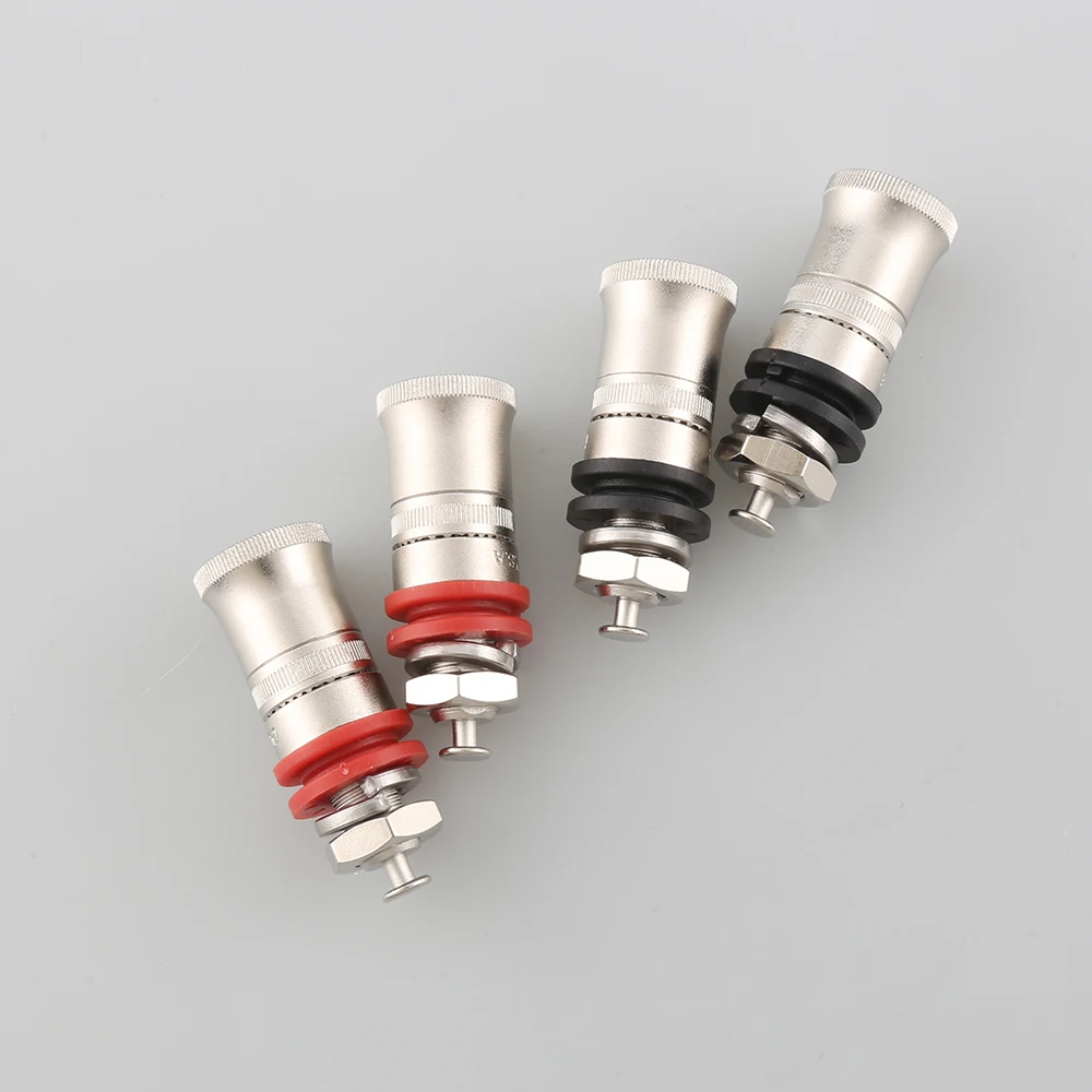 Hoge Kwaliteit Cmc Rhodium Vergulde Luidsprekerversterker Binding Post Terminal Banaan Stekker Output Connector Hifi Audio Diy