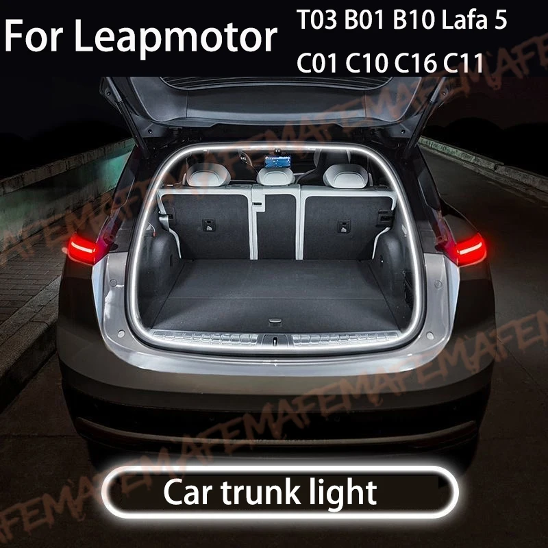 Image of Für Leapmotor T03 B01 B10 Lafa 5 C01 C10 C16 C11 Kofferraumbeleuchtung Auto-Kofferraumbeleuchtung Modifikation Auto-Dekorationslichter