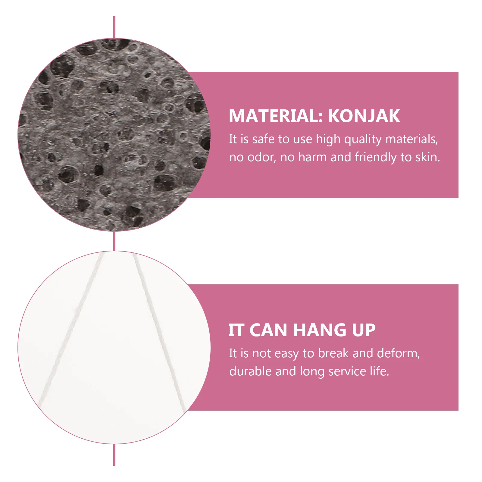 Éponge exfoliante pour le démaquillage du visage, pour un nettoyage quotidien doux et démaquillant